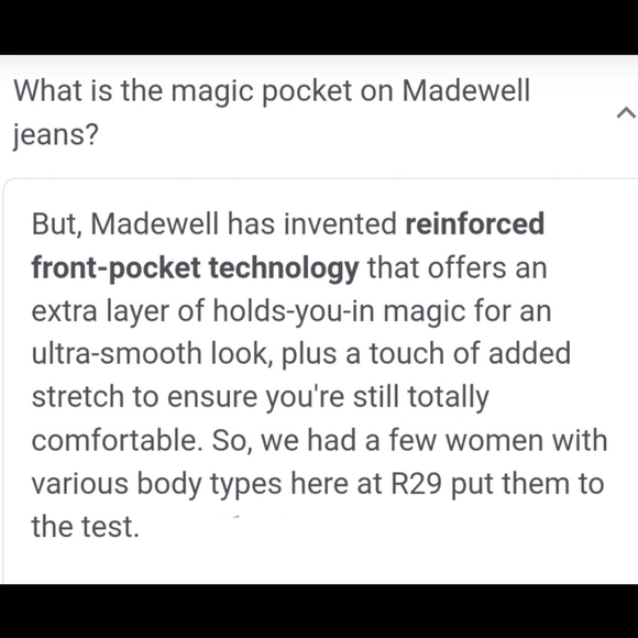 Madewell Classic Straight Distressed Denim Jeans Magic Pockets 43x25.5 ***Read** - Picture 13 of 13